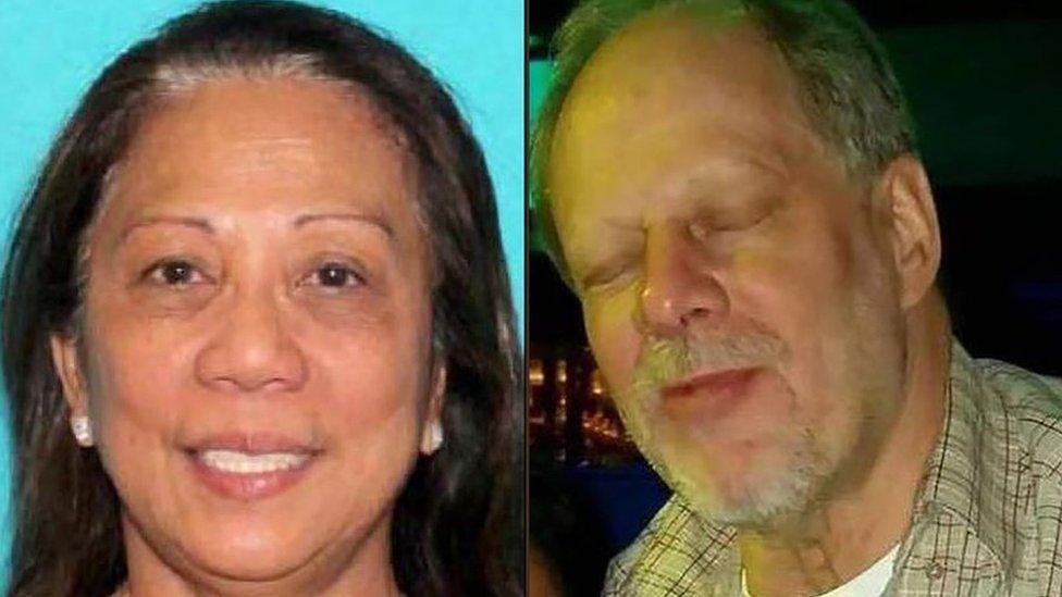 Composite of Marilou Danley and Stephen Paddock