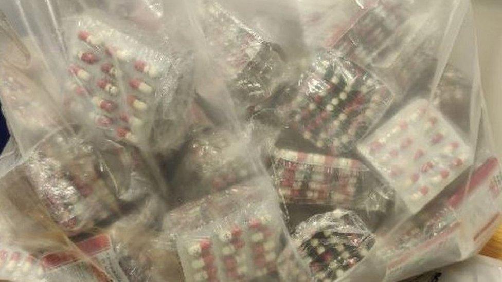 Thousands of tablets were seized during a search of a property in east Belfast