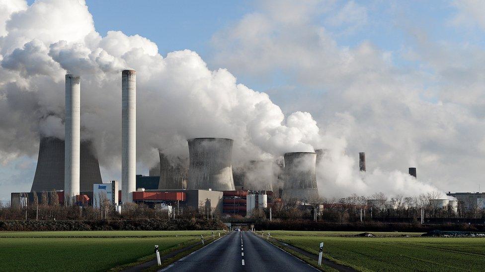 Coal fired power plant in Germany