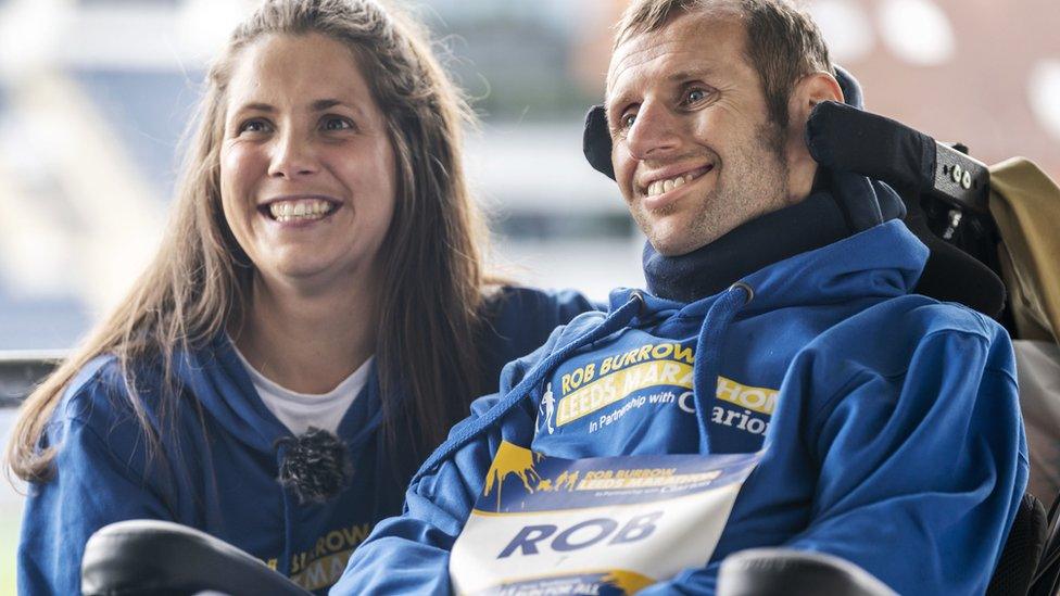 Linsey and Rob Burrow