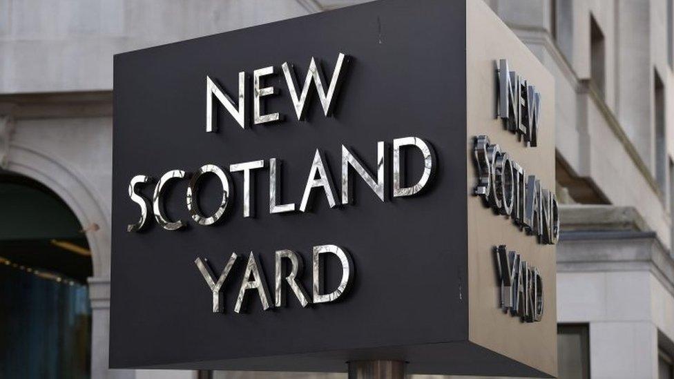 New Scotland Yard sign