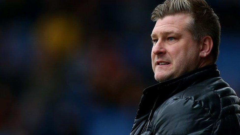 Oxford United head coach Karl Robinson