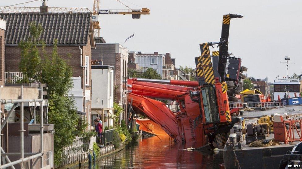 Dutch crane collapse, 3 Aug