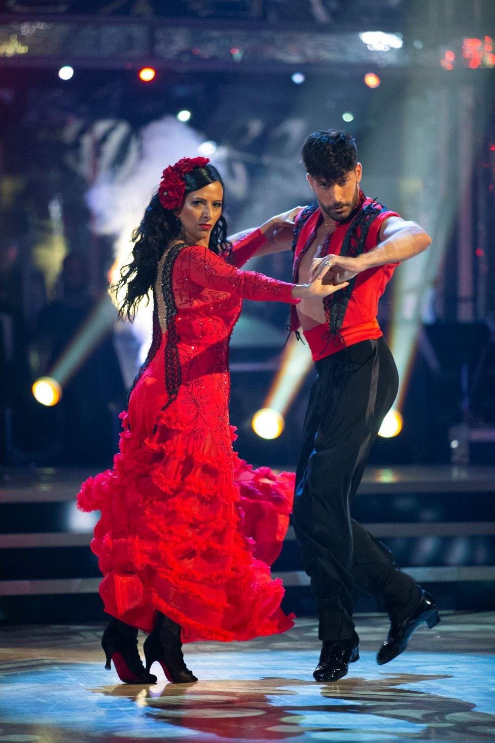 TV presenter Ranvir Singh and Giovanni Pernice