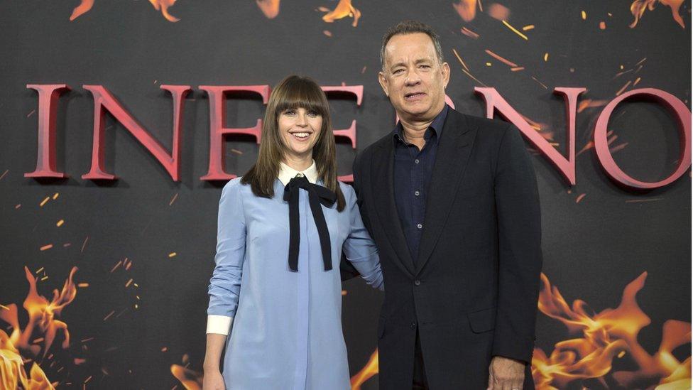 Felicity Jones and Tom Hanks