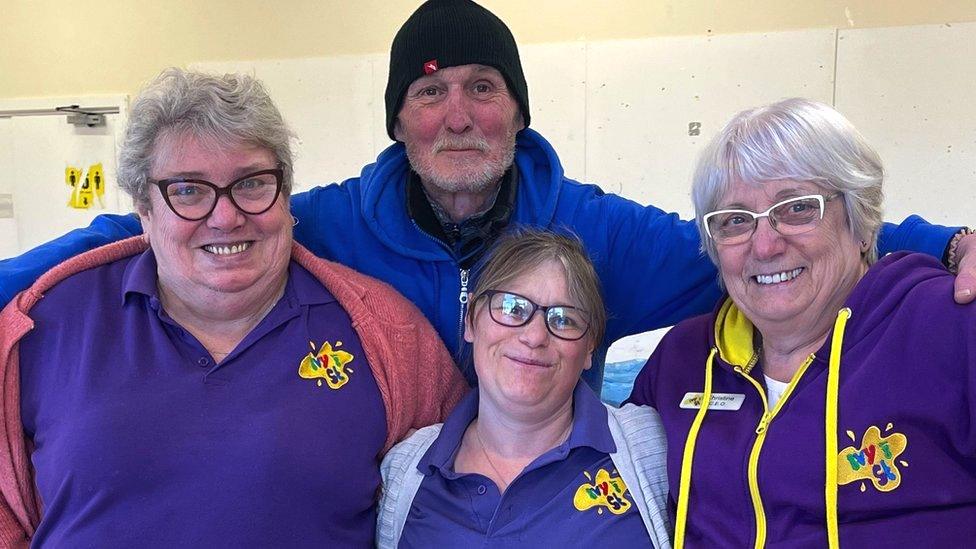 Christine Connell (r) and members of her team at Ivy Street Community Centre