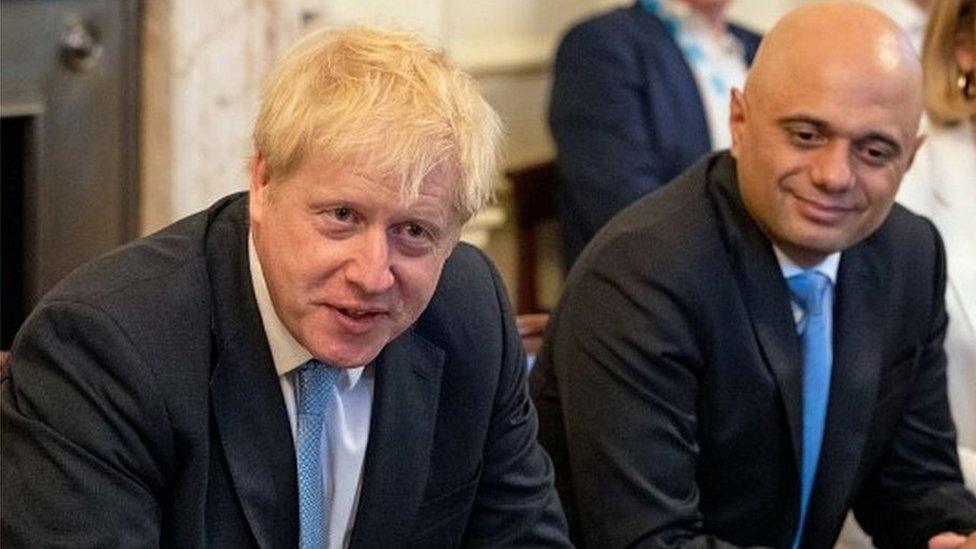 Boris Johnson and Sajid Javid