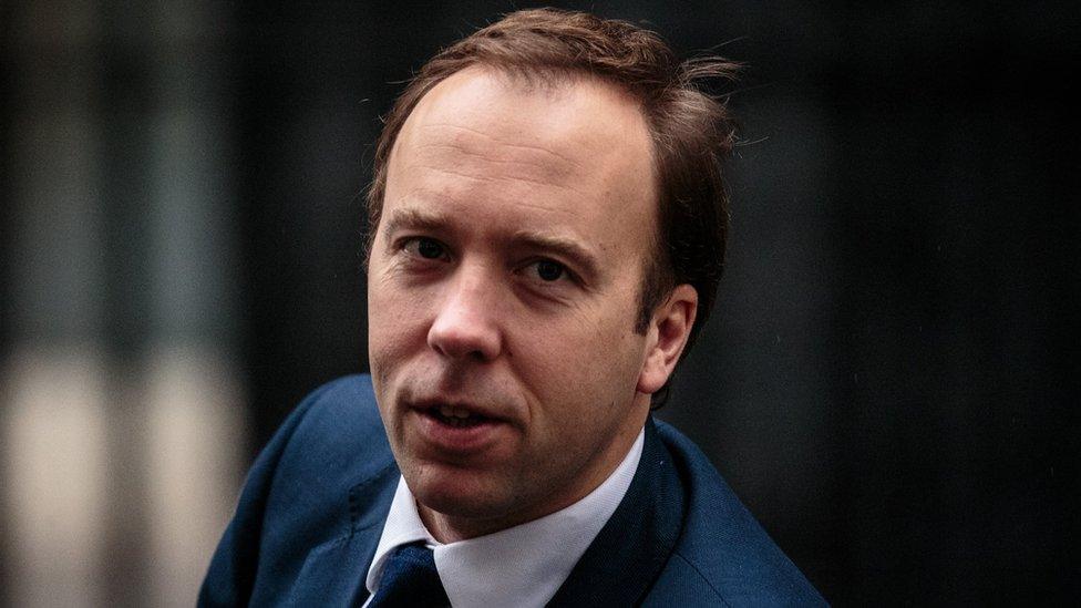 Health Secretary Matt Hancock arrives for a cabinet meeting on Downing Street on November 20, 2018 in London, England