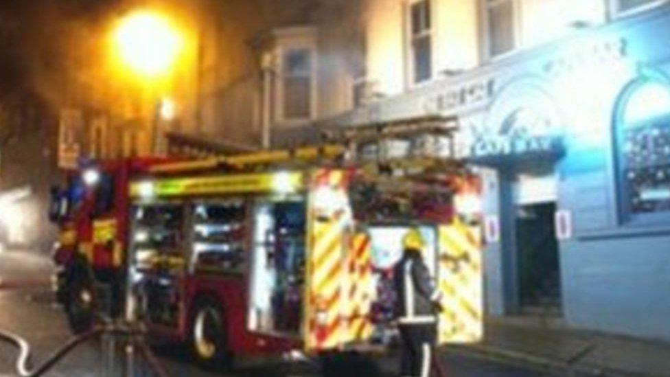 Fire at the Fat Cat