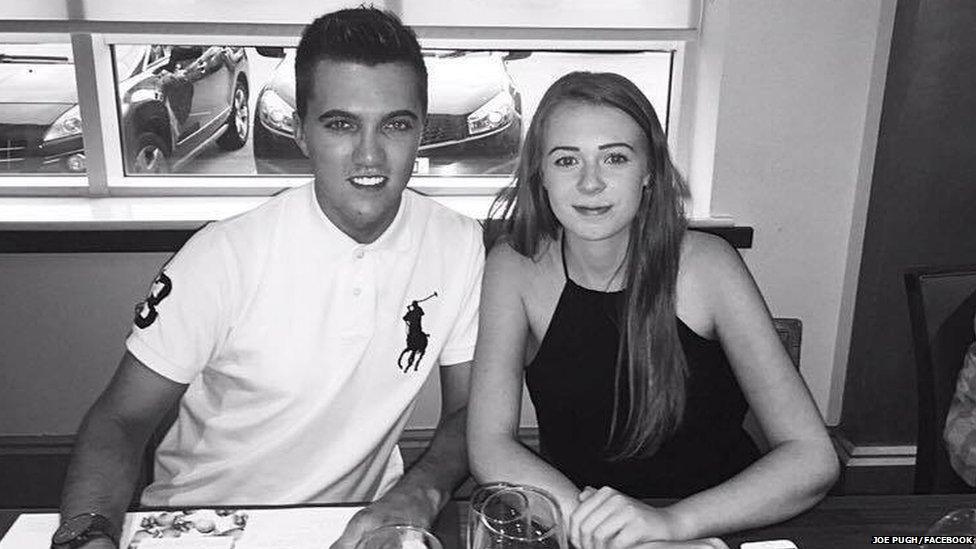 Joe Pugh and Leah Washington