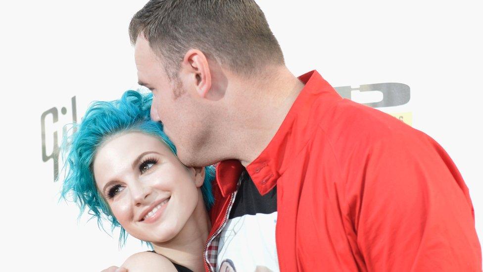 Hayley Williams and Chad Gilbert