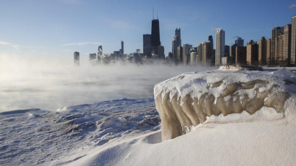 Steam- Lake Michigan