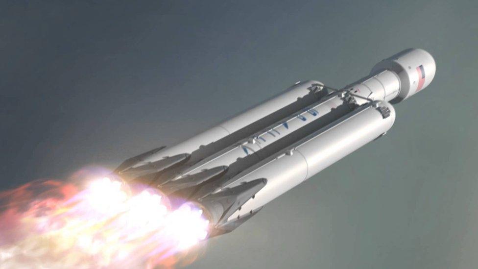 Artwork: Falcon Heavy