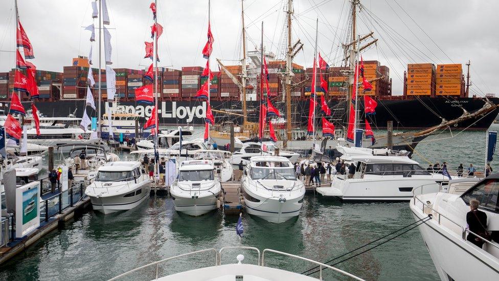 Southampton International Boat Show in 2018