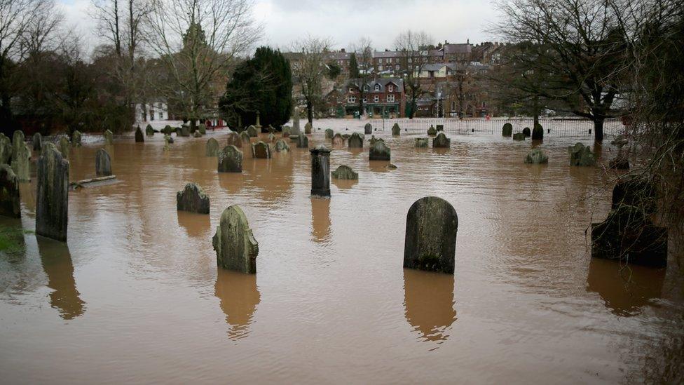 River Eden flooding in Appleby