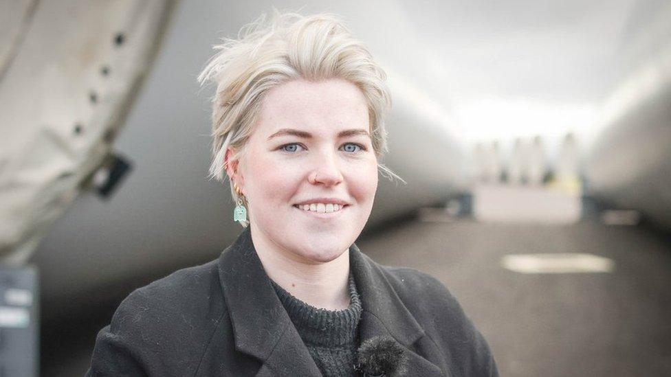 Ellice Mentiplay completed her studies last year and now has a graduate job in renewables