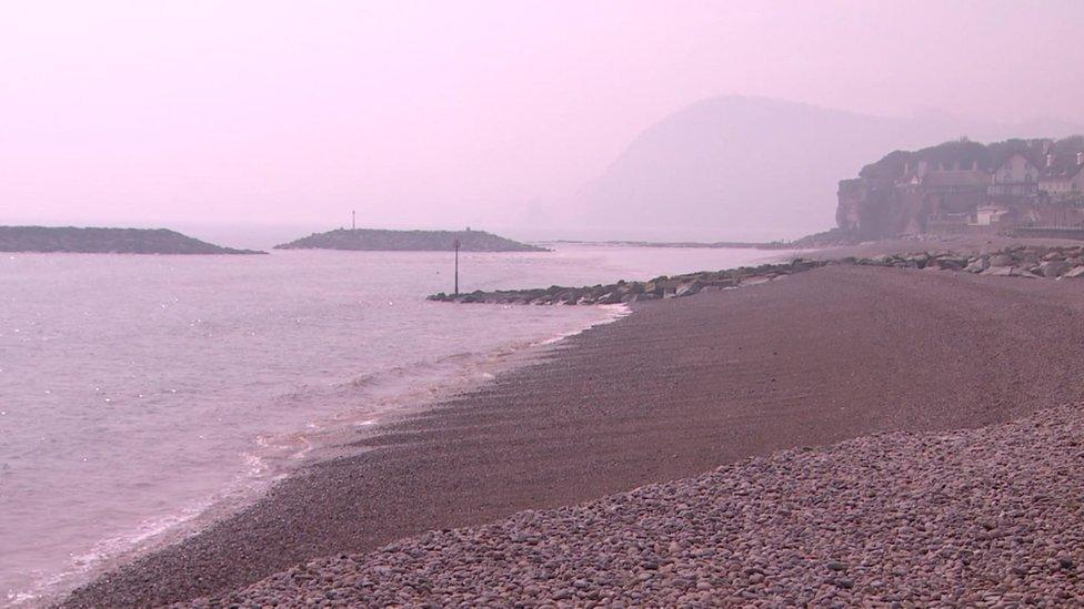 Sidmouth beach