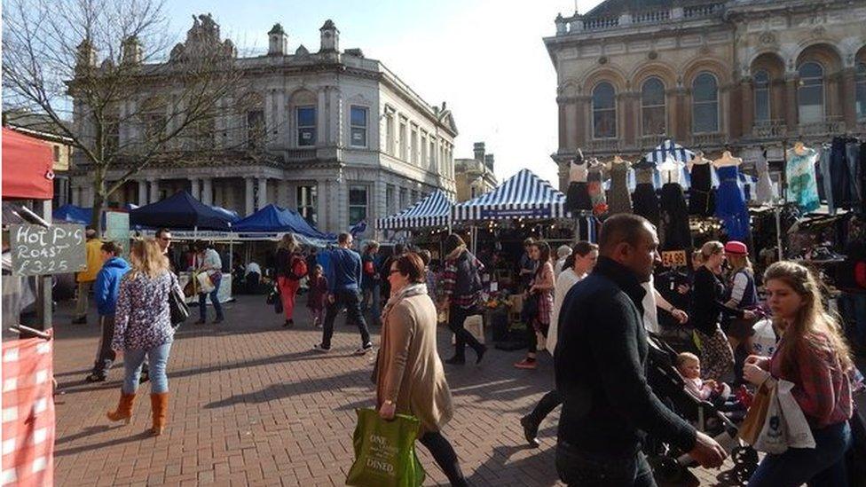 Ipswich town centre