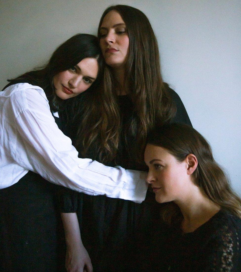 The Staves (L-R): Jessica, Camilla and Emily Stavely-Taylor