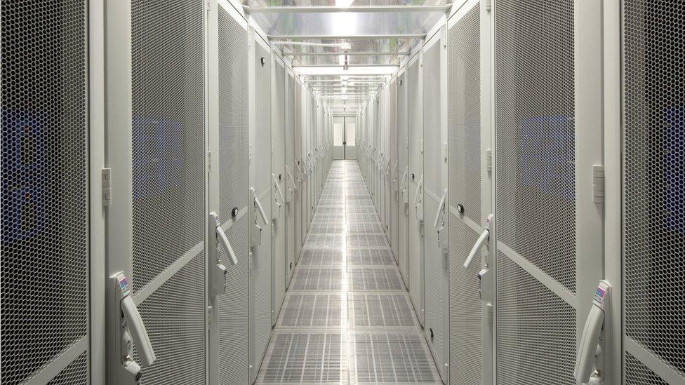 Inside DataVita's Fortis data centre in Scotland's central belt