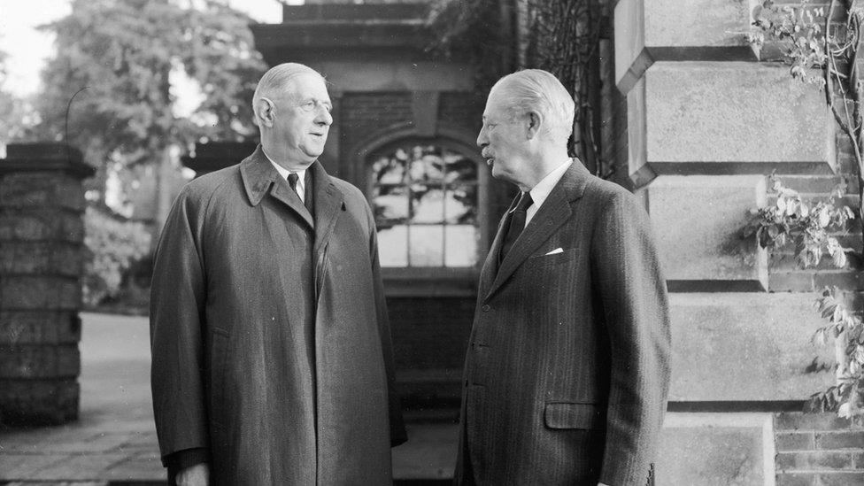 De Gaulle and Macmillan