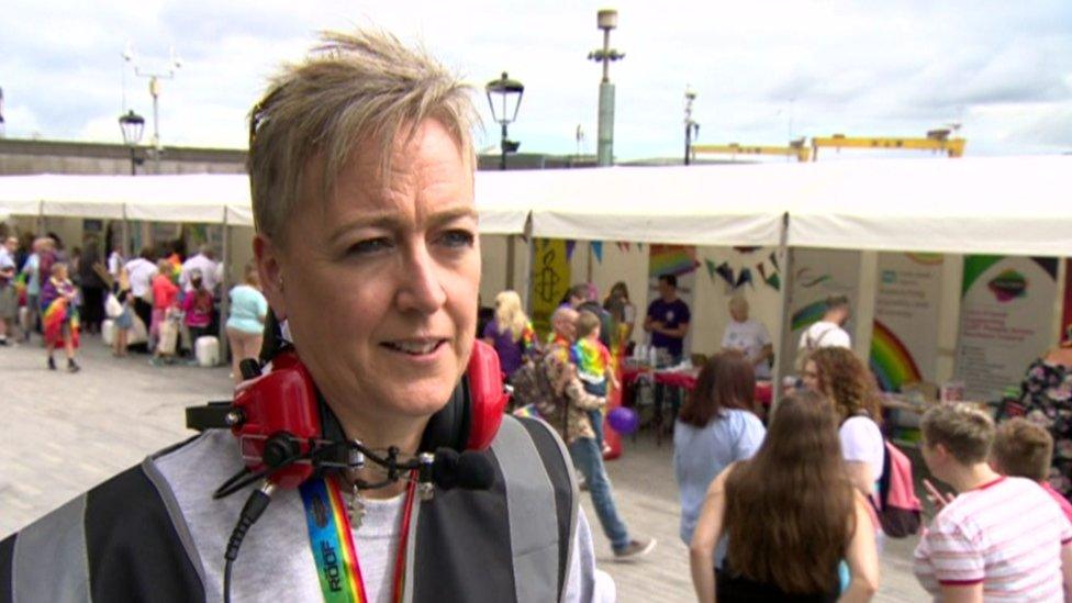 Denise Hart is one of the organisers of Belfast Pride