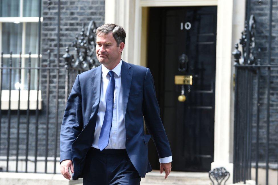 David Gauke MP leave 10 Downing Street