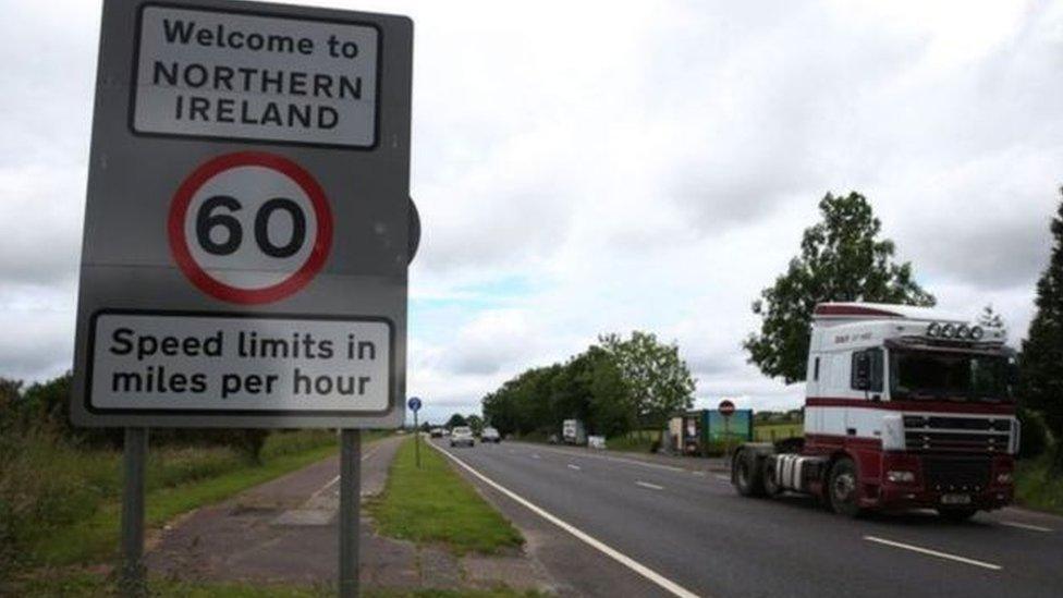 Welcome to Northern Ireland sign