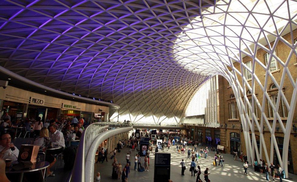 Roof at Kings Cross station