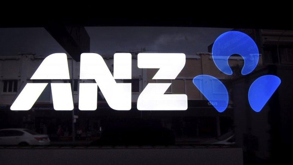 An ANZ logo