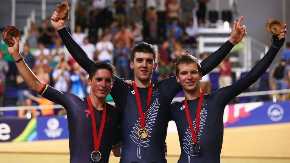 At the 2014 Games in Glasgow, cyclist Peter Kennaugh won a silver medal. in the men's 40km points race.