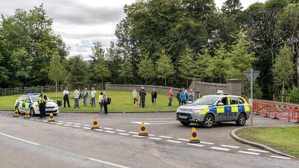 Scene of whisky traffic