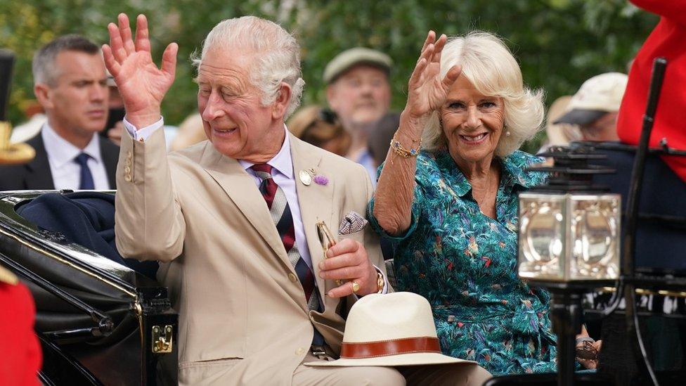 Charles and Camilla at Sandringham Flower Show