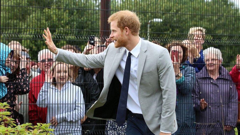 Prince Harry in Ballymena