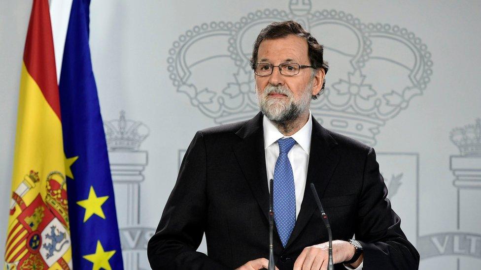 Spanish Prime Minister Mariano Rajoy said today his government had dissolved the Catalan parliament and called regional elections on December 21 under sweeping powers approved by the Senate to stop a secessionist movement in Catalonia.