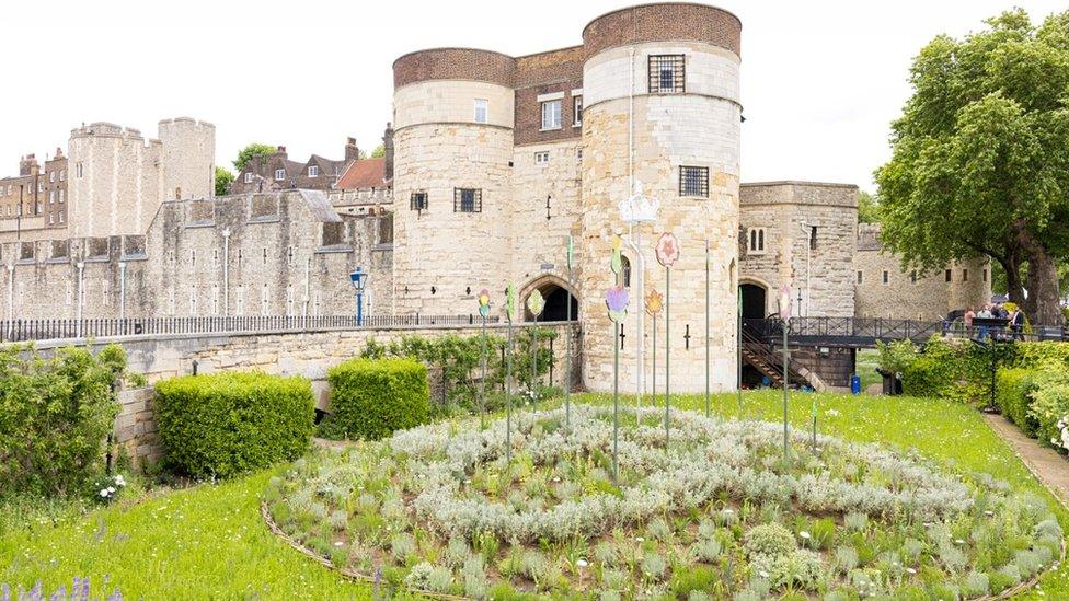 The Queen's Garden at the Tower of London