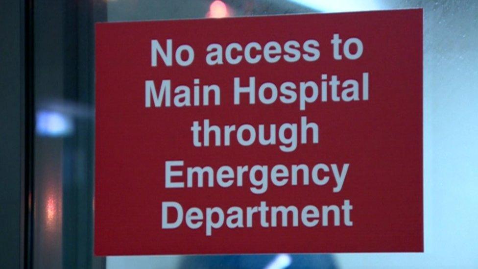 Hospital sign