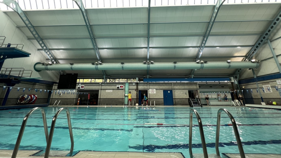 The existing Trowbridge swimming pool