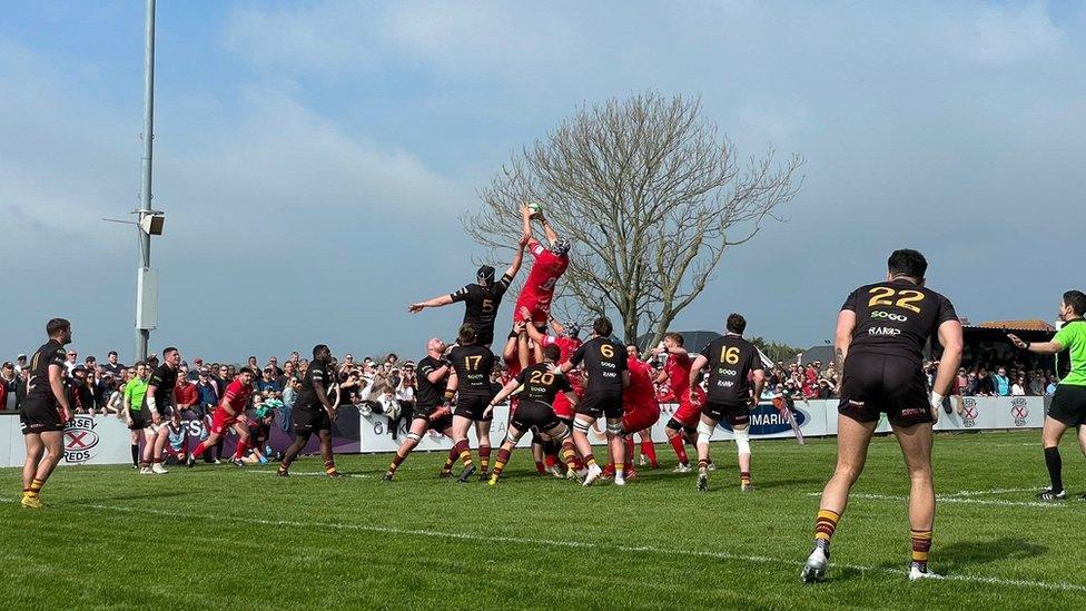 Jersey Reds playing