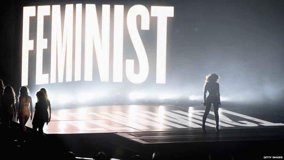 Beyonce at the MTV VMAs in 2014