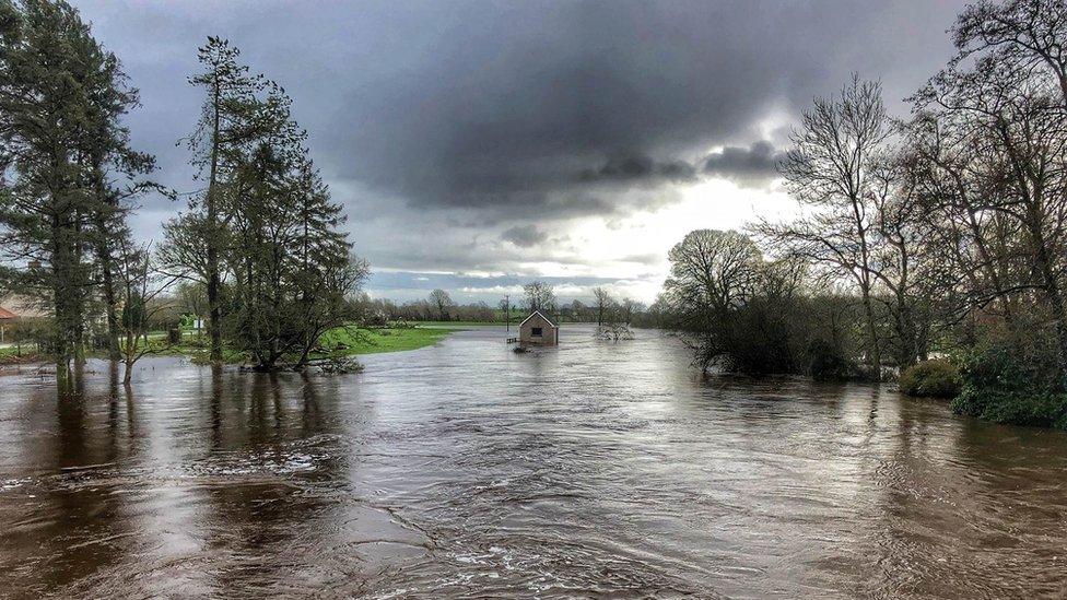 Flooding in Lisnaskea