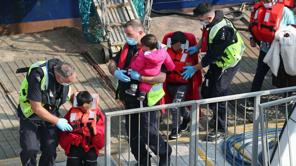 Child migrants in Dover