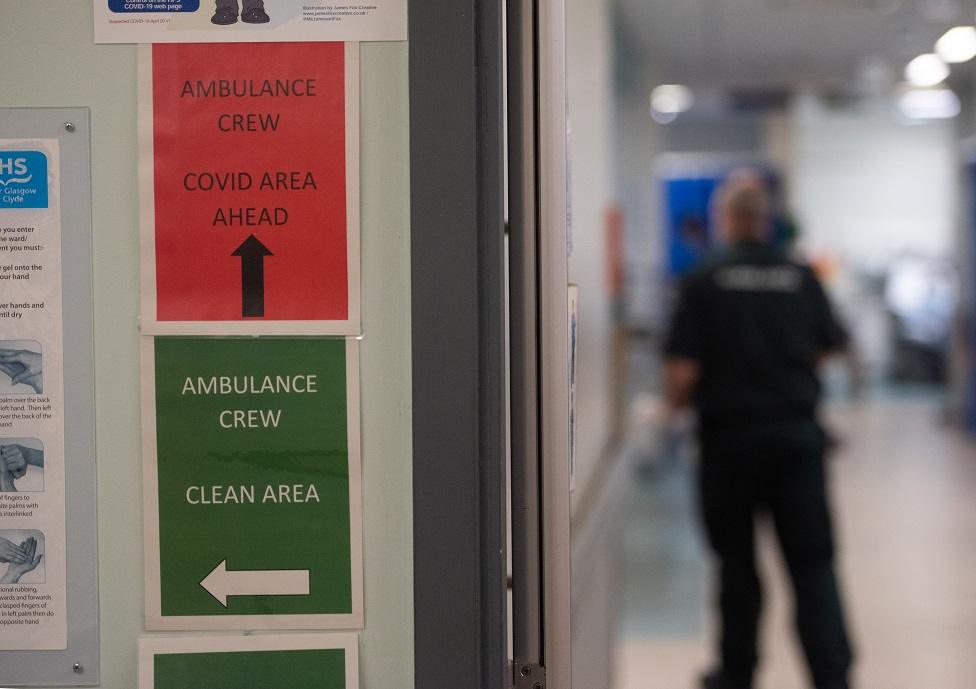 Ambulance sign in emergency department