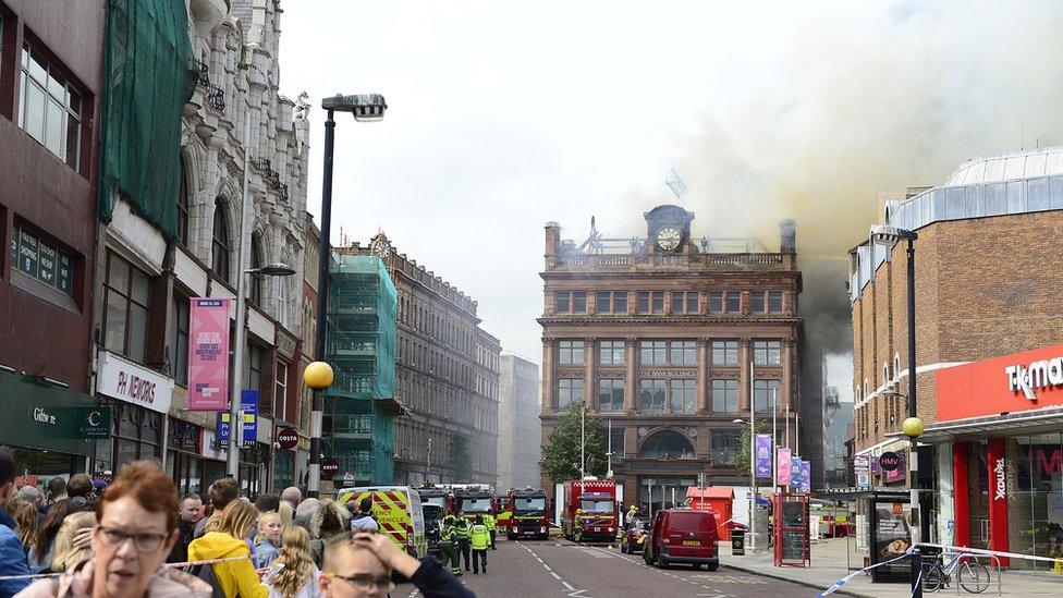 Fire at Primark