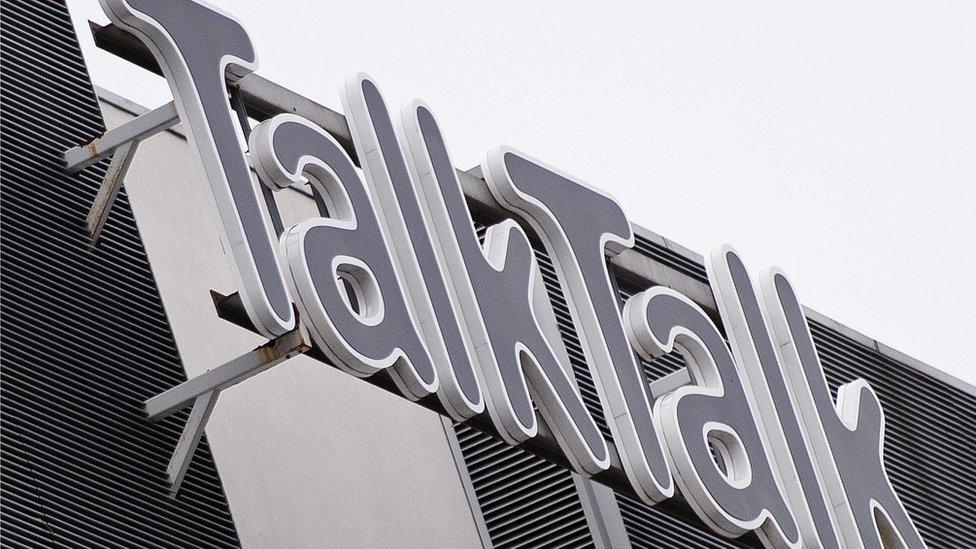 TalkTalk sign