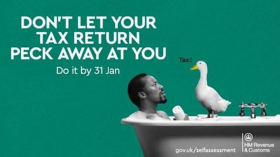 HMRC tax advert