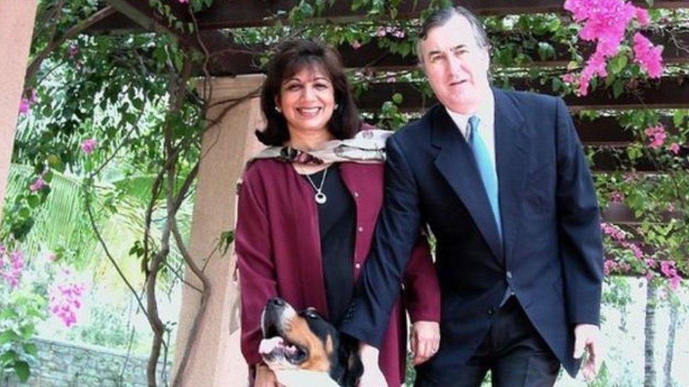 Kiran Mazumdar-Shaw and her husband John