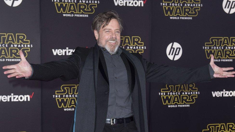 Actor Mark Hamill attends the World Premiere of "Star Wars: The Force Awakens",