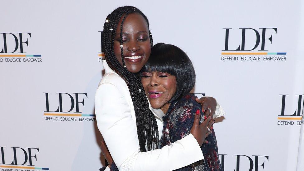 Lupita Nyong'o and CicelyTyson