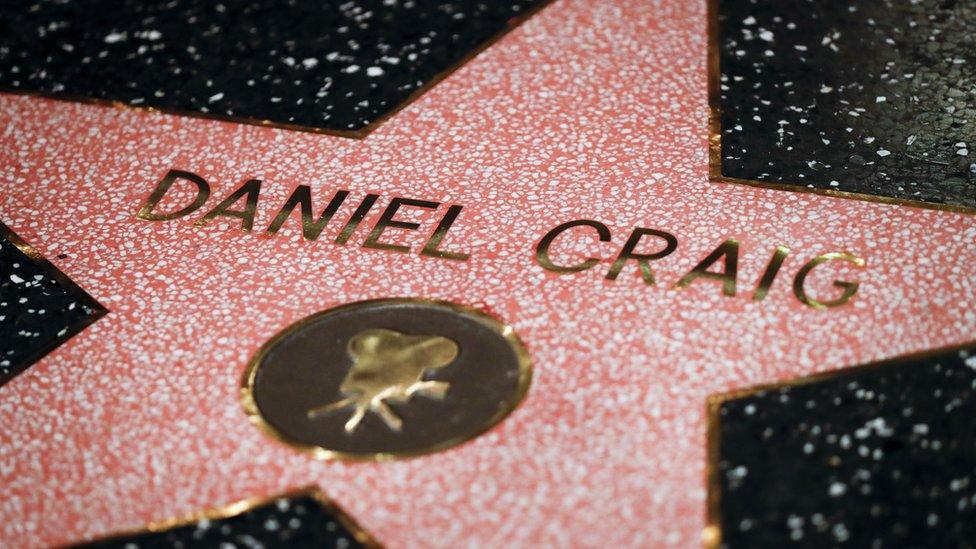 Daniel Craig's star on the Hollywood Walk of Fame